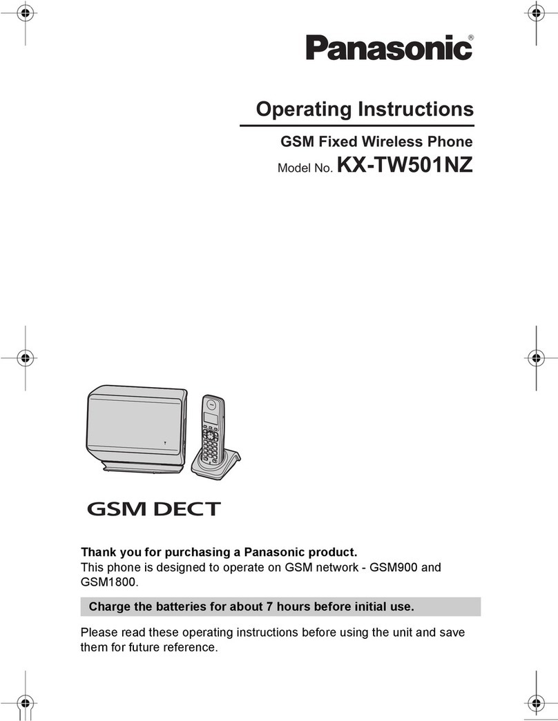 Panasonic KX-TW501NZ User manual