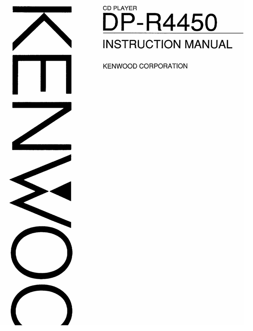 Kenwood DP-R4450 User manual