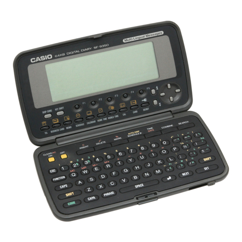Casio SF-9350 User manual Casio SF-9350 User manual