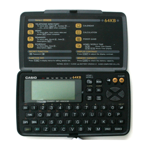 Casio SF-4400 User manual Casio SF-4400 User manual