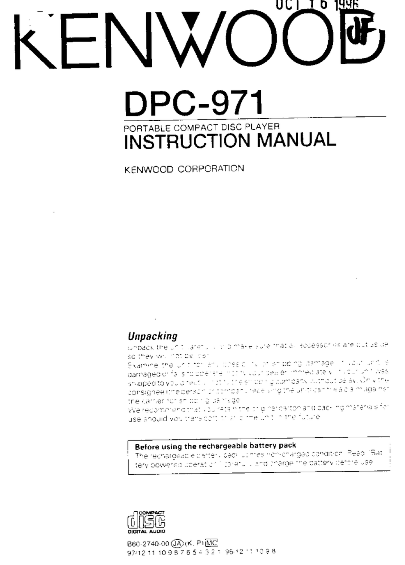 Kenwood DPC-971 instruction manual