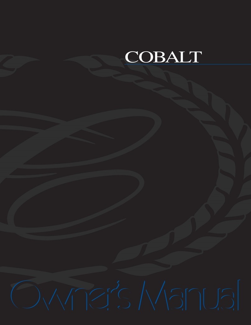 Cobalt Boats 2000 owner's manual