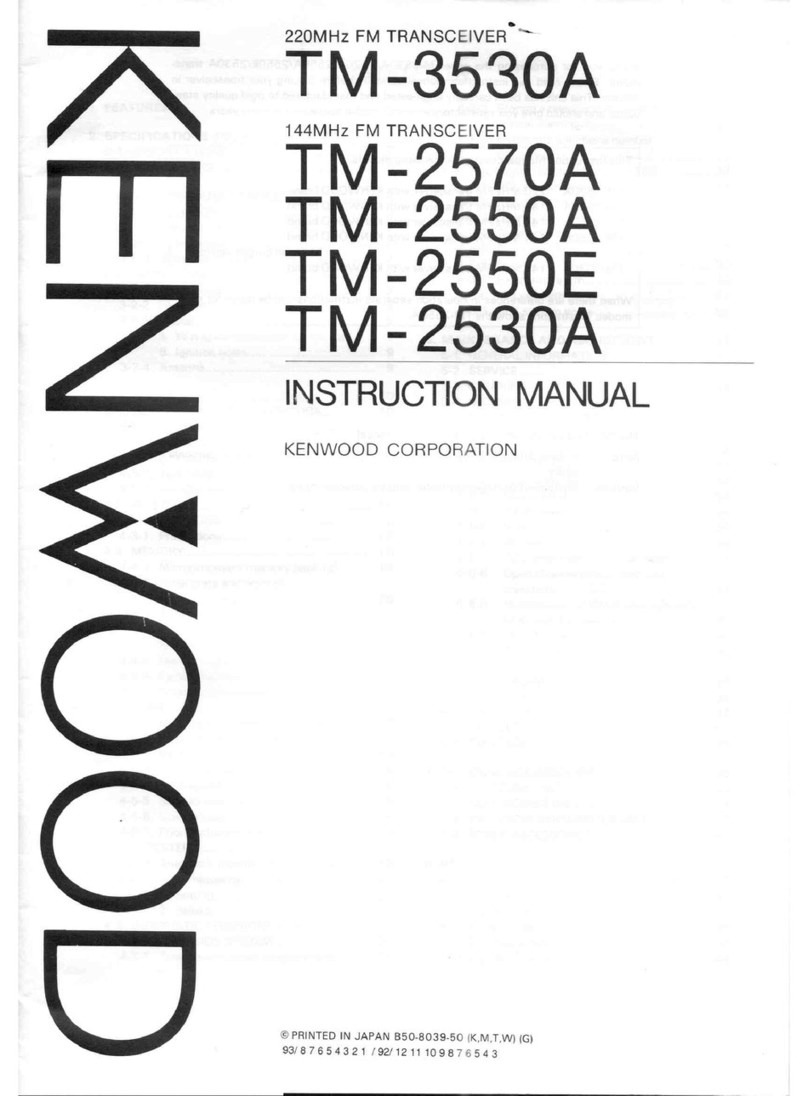Kenwood TM-3530A User manual