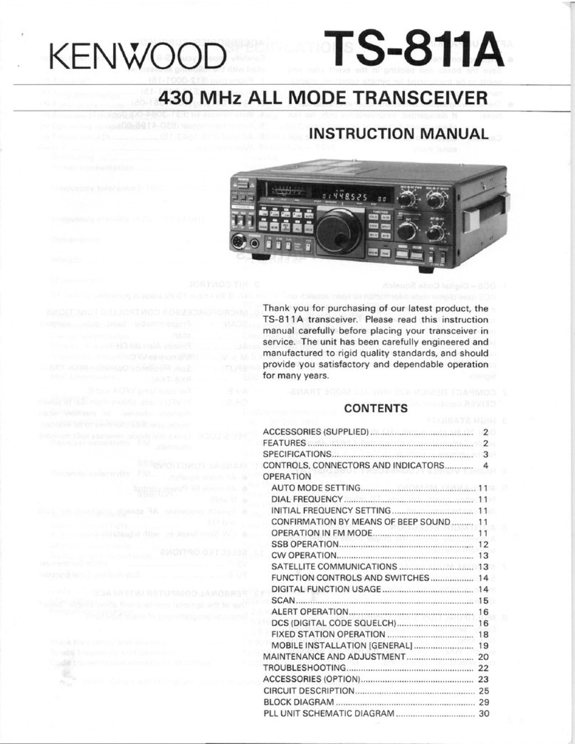 Kenwood TS-811A instruction manual