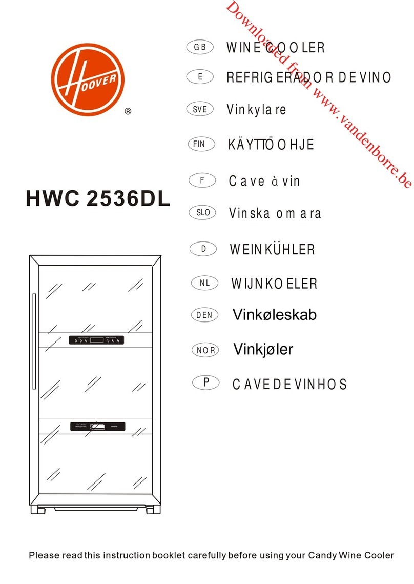 Hoover HWC 2536DL User manual