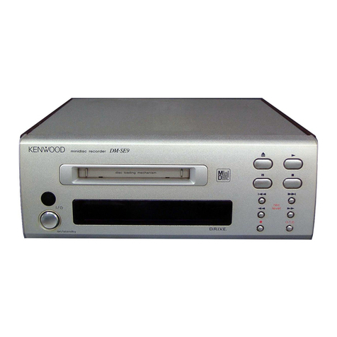 Kenwood DM-SE7 instruction manual