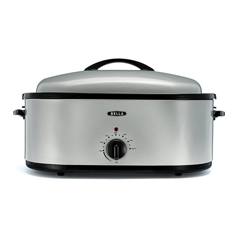 Bella 18 Qt. Roaster Oven instruction manual