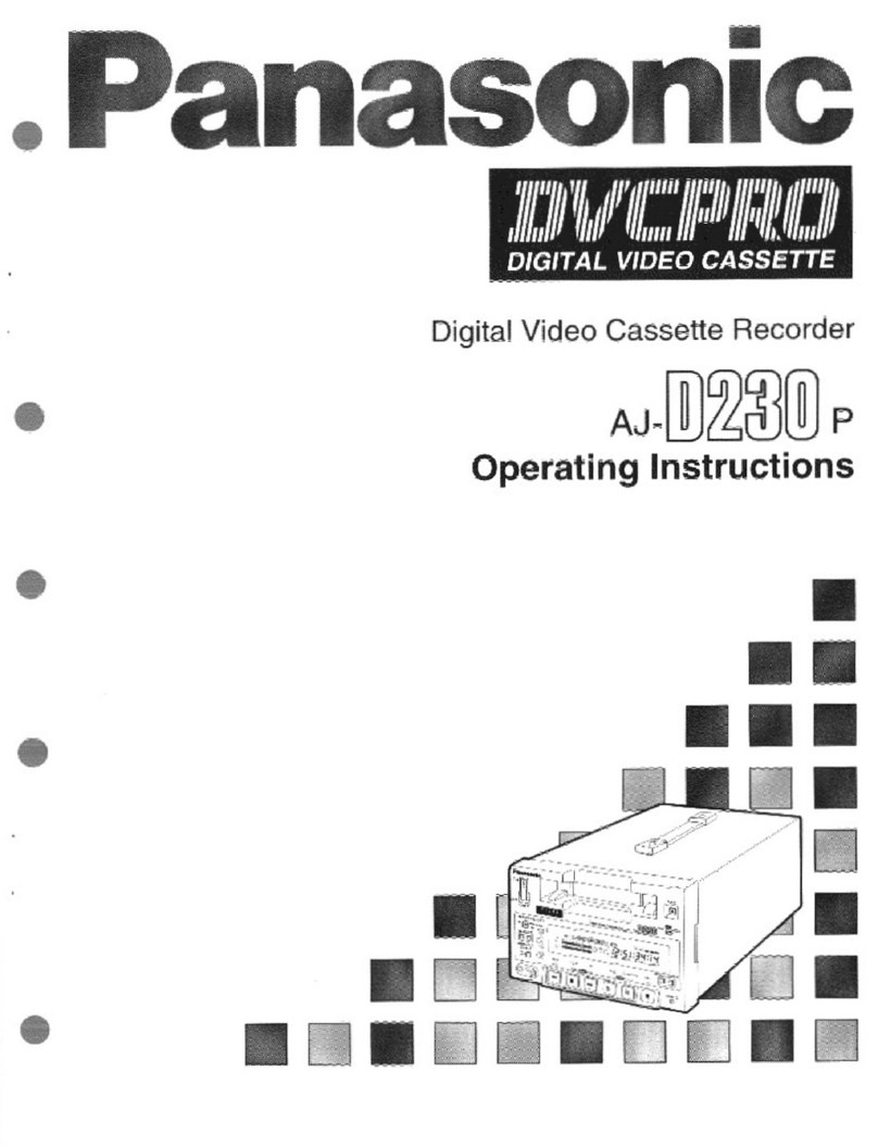 Panasonic AJ-D230P User manual