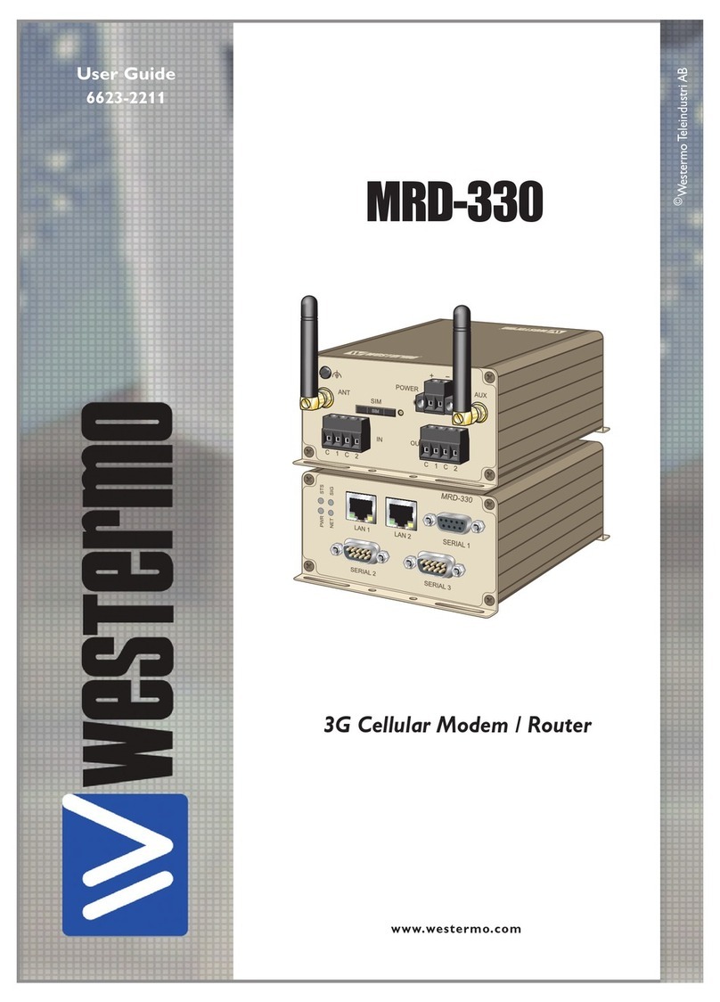 Westermo MRD-330 User manual