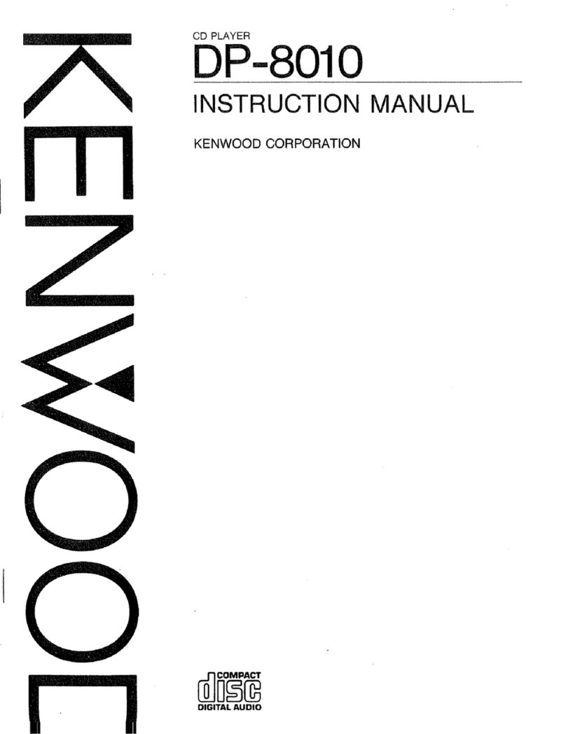 Kenwood DP-8010 instruction manual