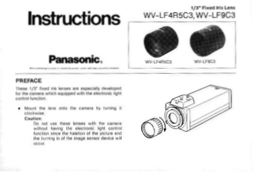 Panasonic WV-LFR4R5C3 User manual Panasonic WV-LFR4R5C3 User manual