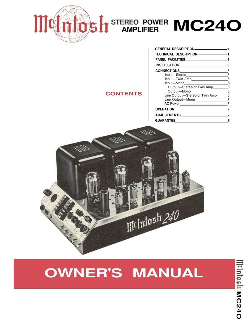 McIntosh MC24O User manual