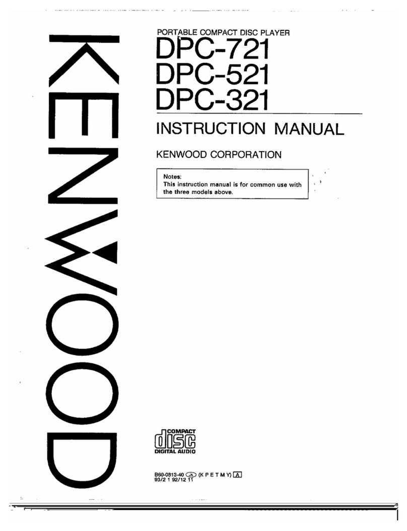 Kenwood DPC-721 User manual