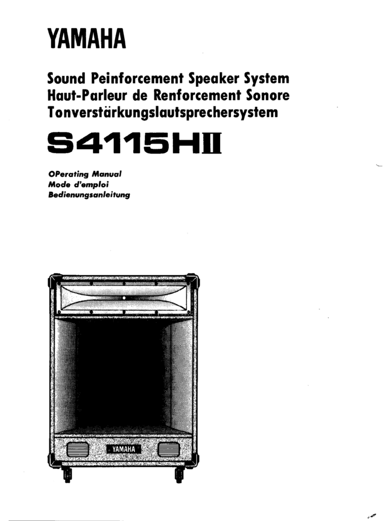 Yamaha S4115HII User manual
