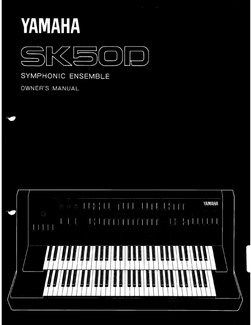 Yamaha SK-50D owner's manual