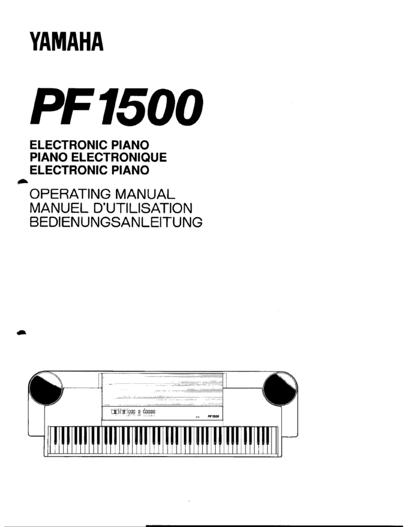 Yamaha PF-1500 User manual