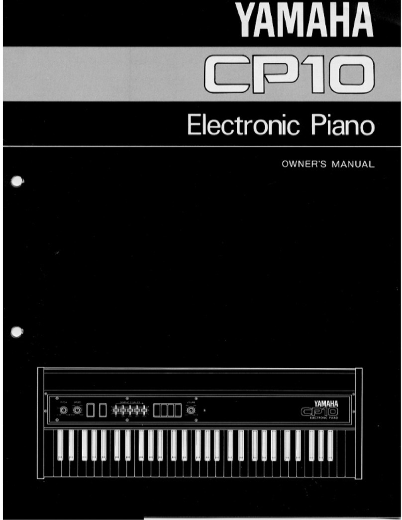 Yamaha CP10 User manual Yamaha CP10 User manual
