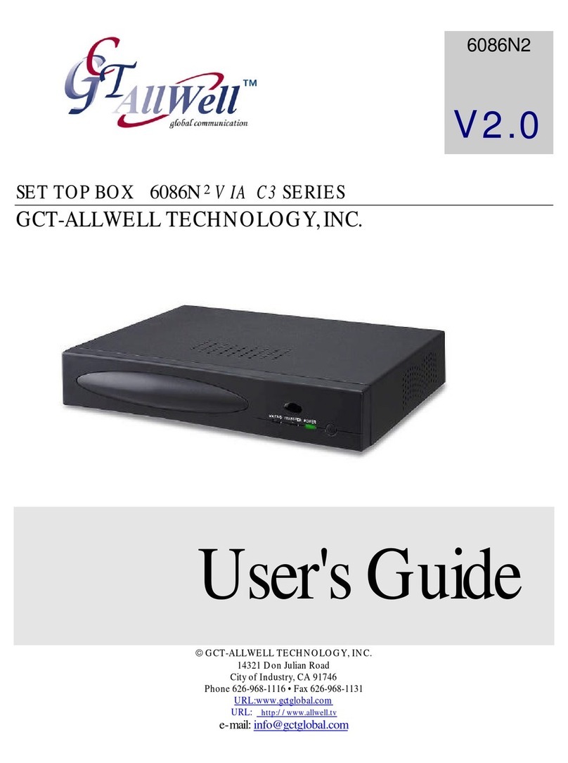 GCT-ALLWELL 6086N2 VIA C3 SERIES user guide