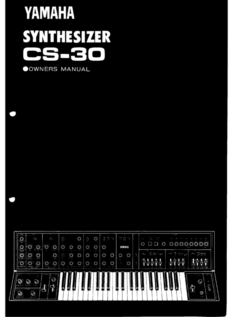 Yamaha CS-30 owner's manual