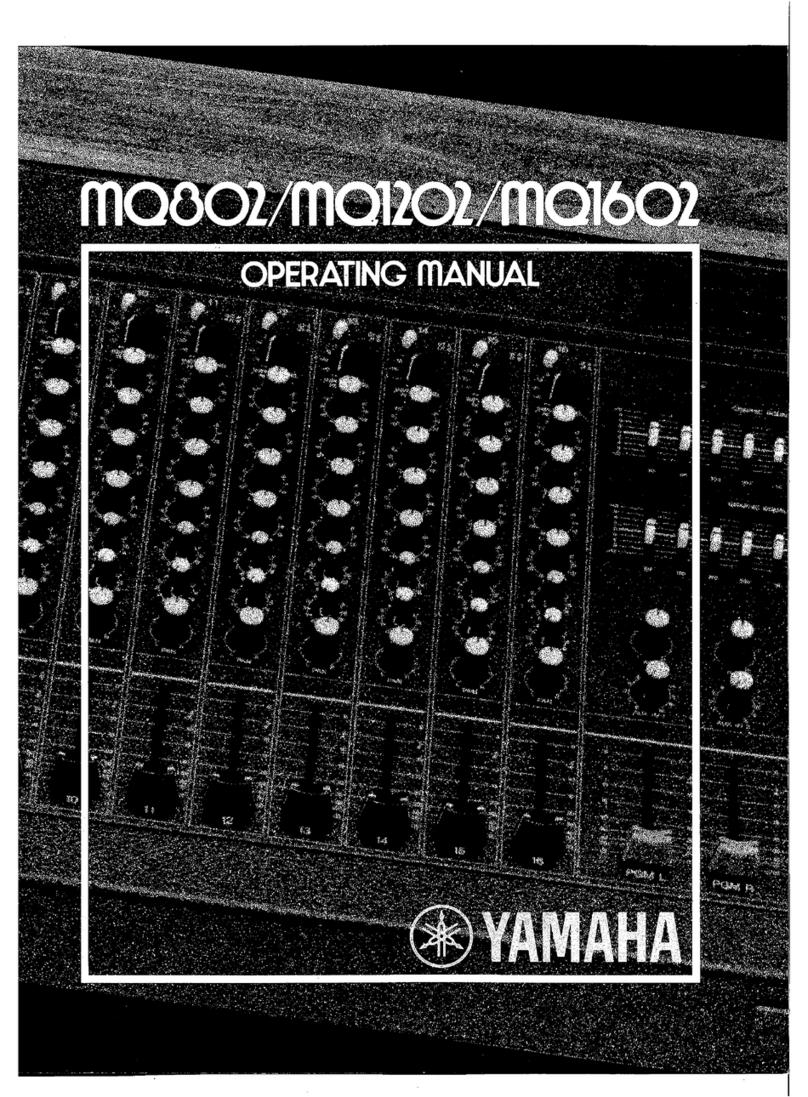 Yamaha MQ802 User manual
