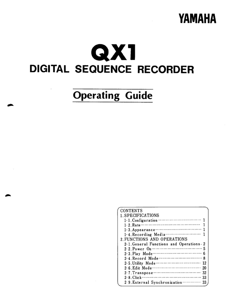 Yamaha QX1 operating guide