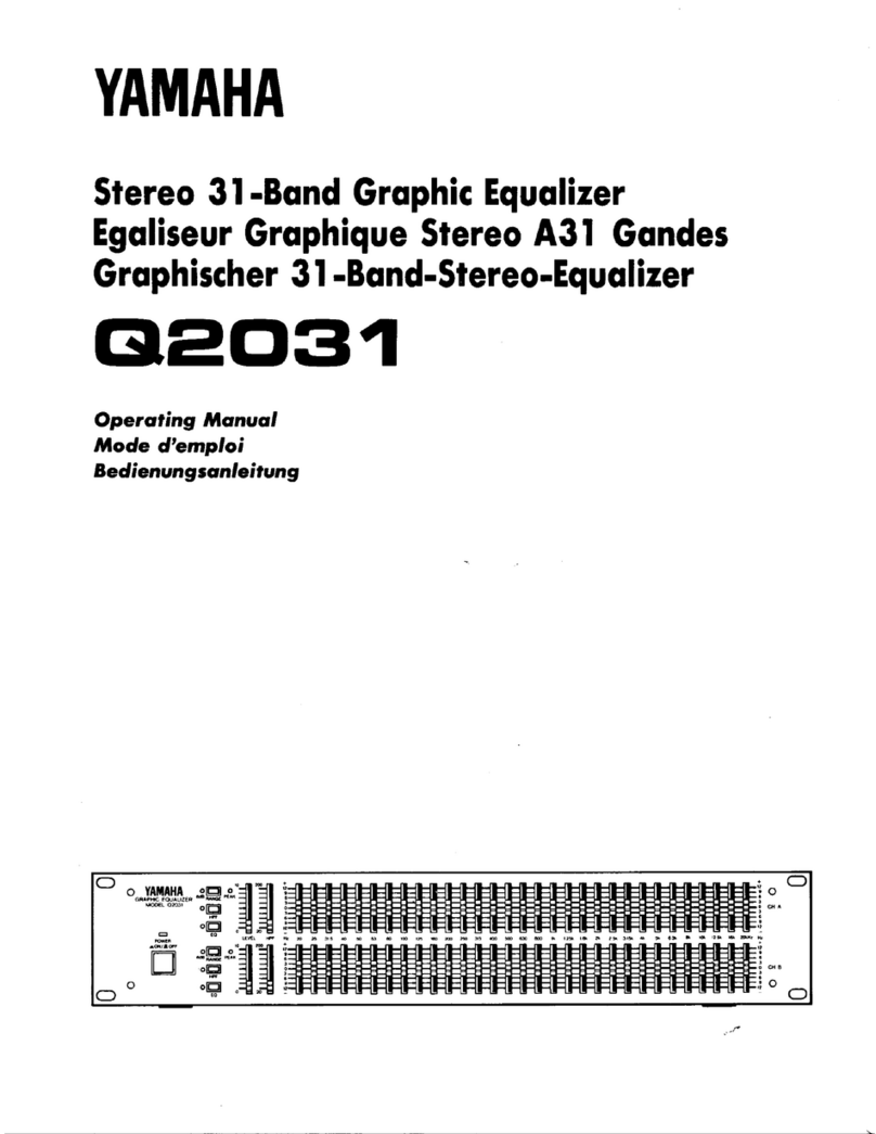 Yamaha Q2031 operating manual
