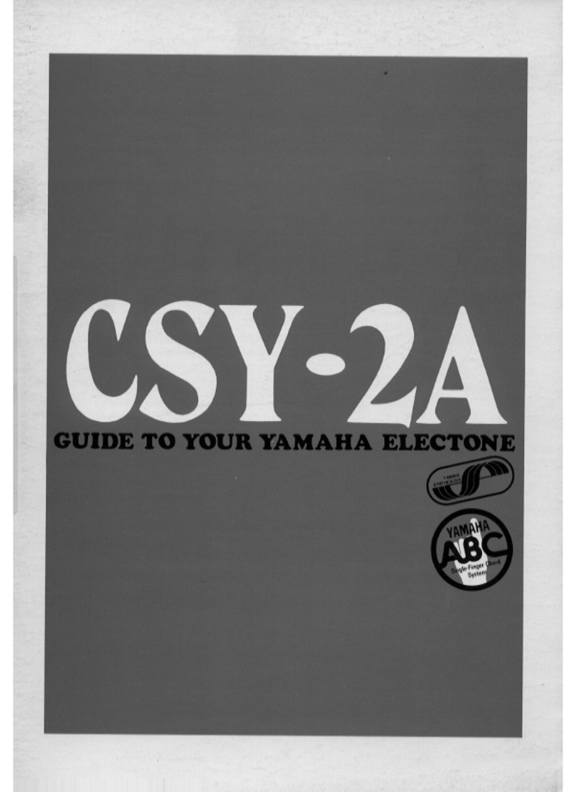 Yamaha Electone CSY-2A Guide
