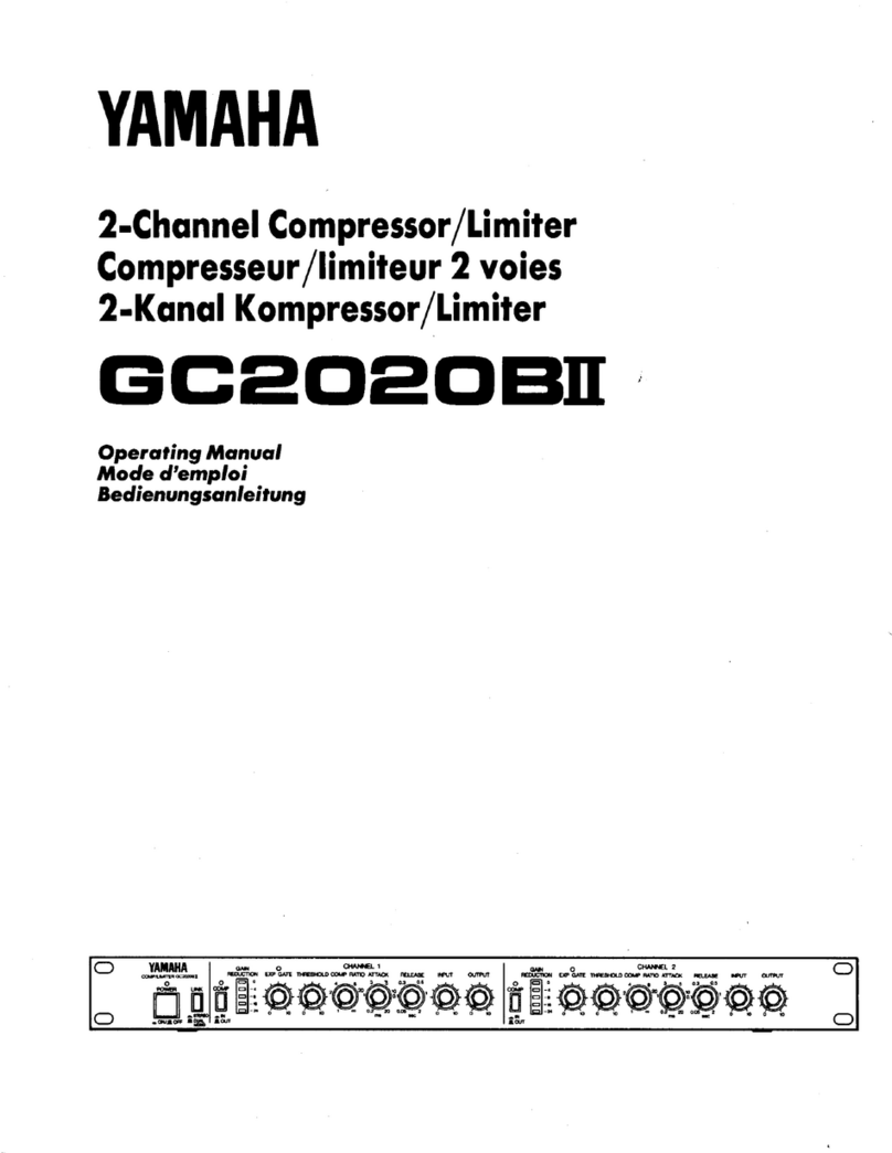 Yamaha GC2020BII User manual