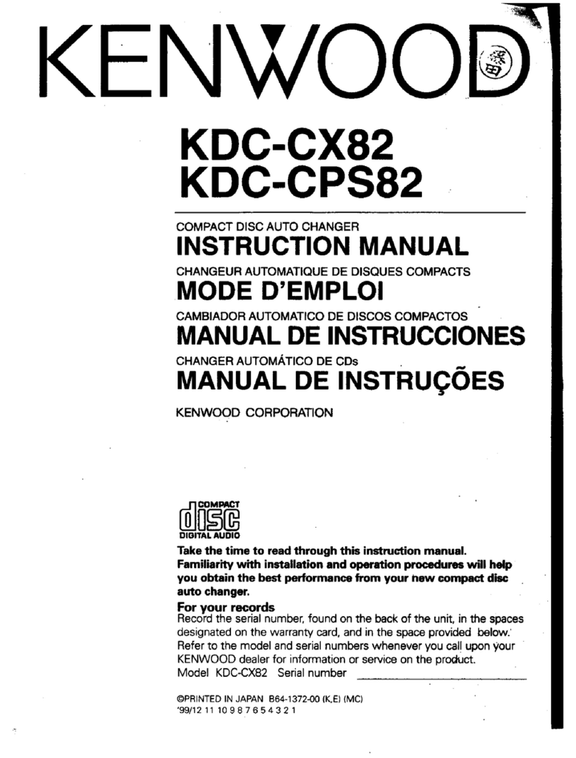 Kenwood KDC-CX82 User manual