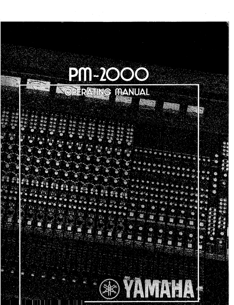 Yamaha PM-2000 operating manual