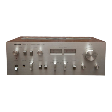 Yamaha CA-610 User manual