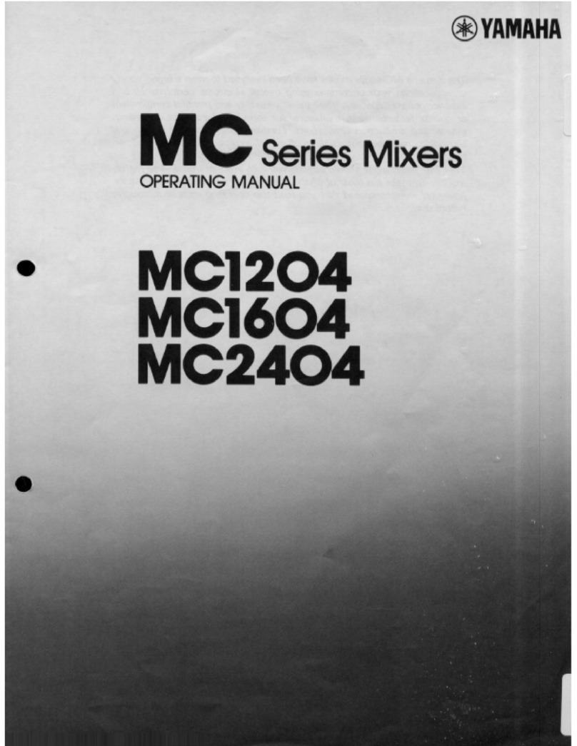 Yamaha MC1204 User manual