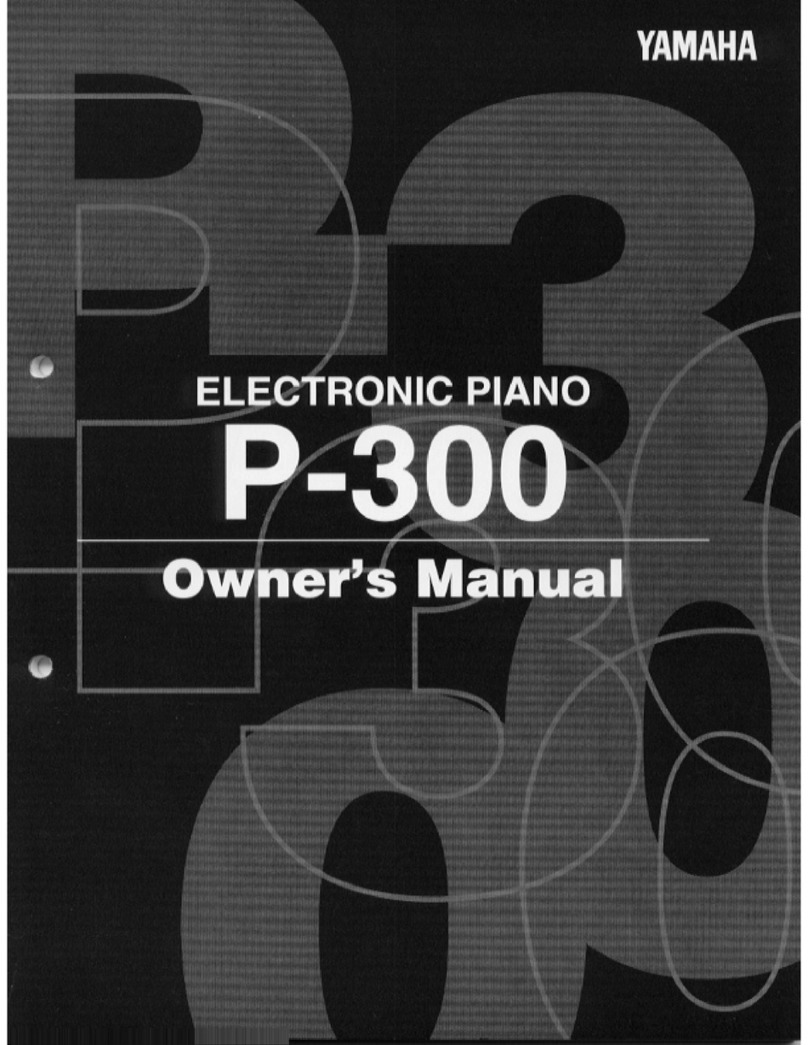 Yamaha P-300 User manual
