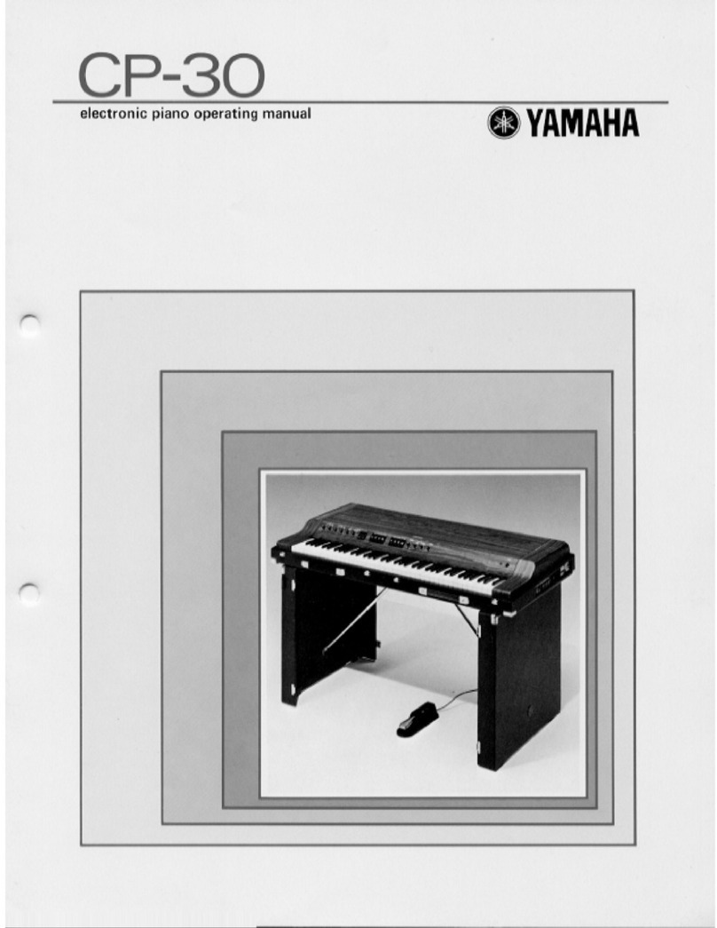 Yamaha CP-30 User manual