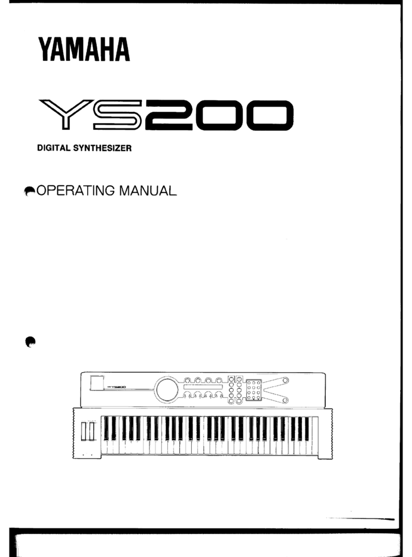 Yamaha YS200 User manual Yamaha YS200 User manual