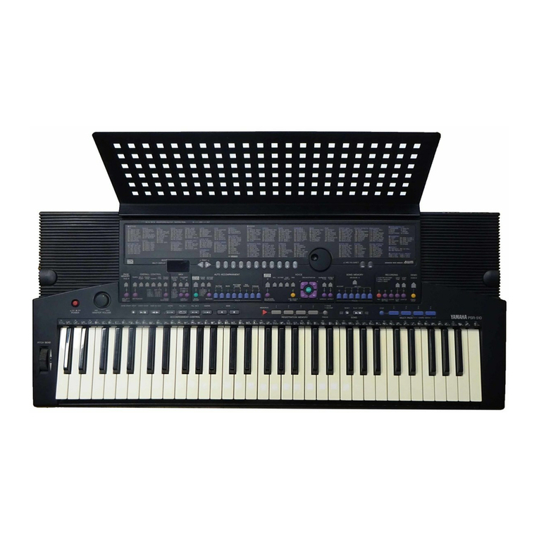 Yamaha PortaTone PSR-510 owner's manual