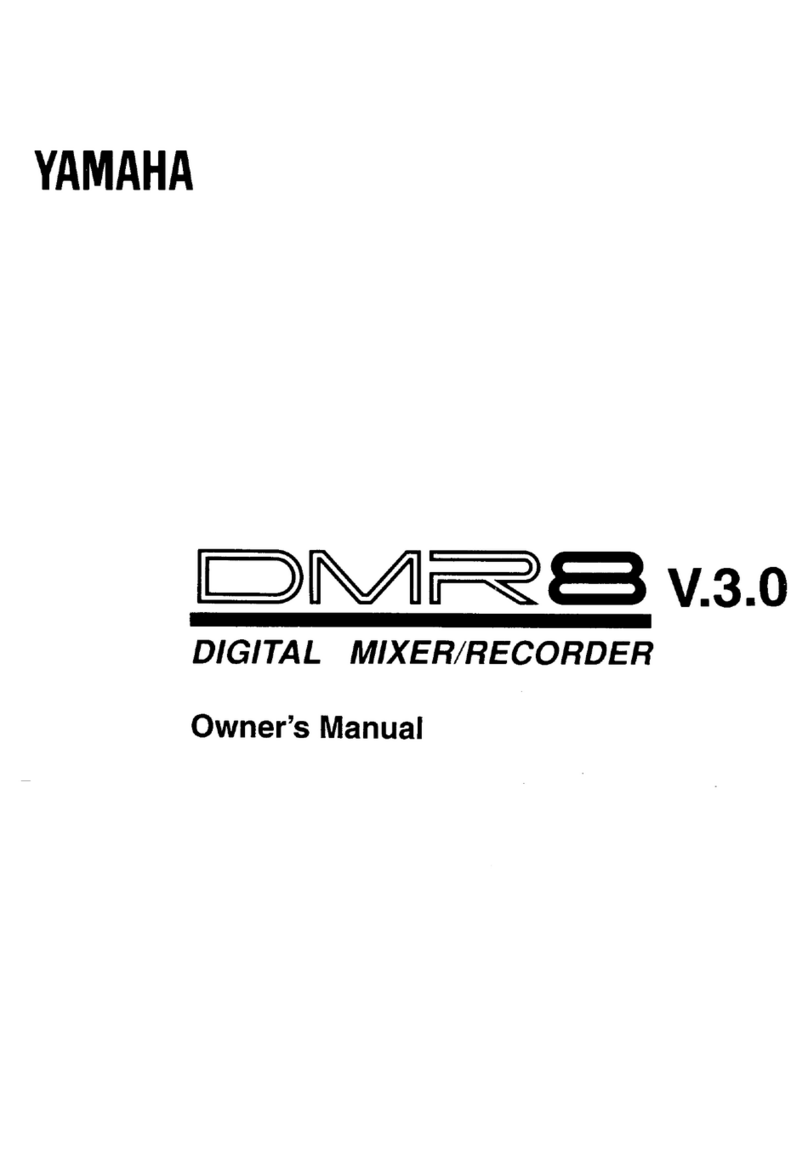 Yamaha DMR8 v.3.0 owner's manual