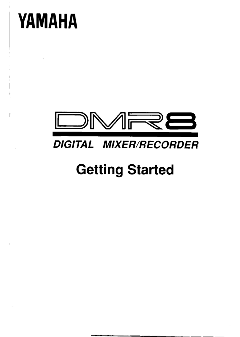 Yamaha DMR8 Getting started