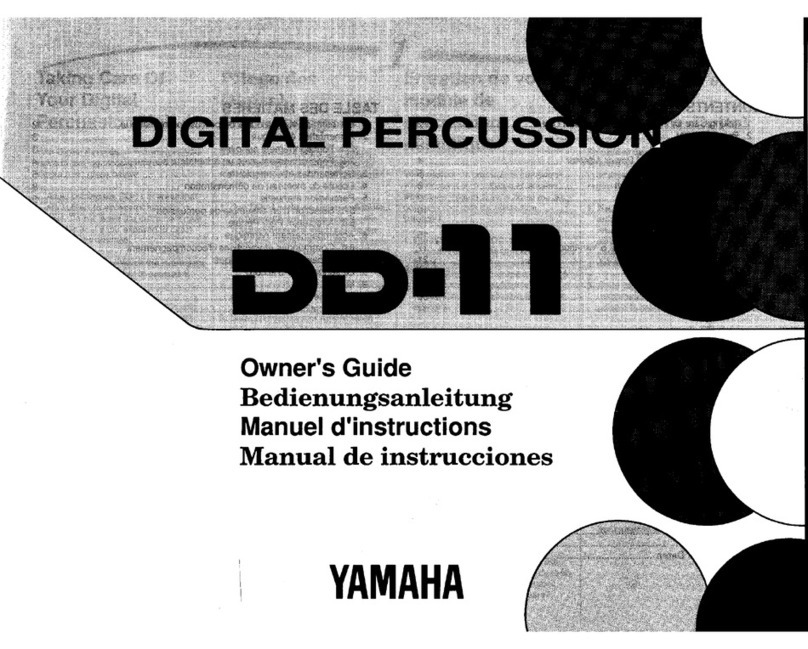 Yamaha DD-11 User manual