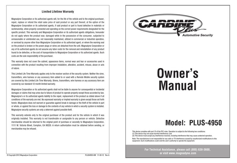 Carbine PLUS-4950 owner's manual