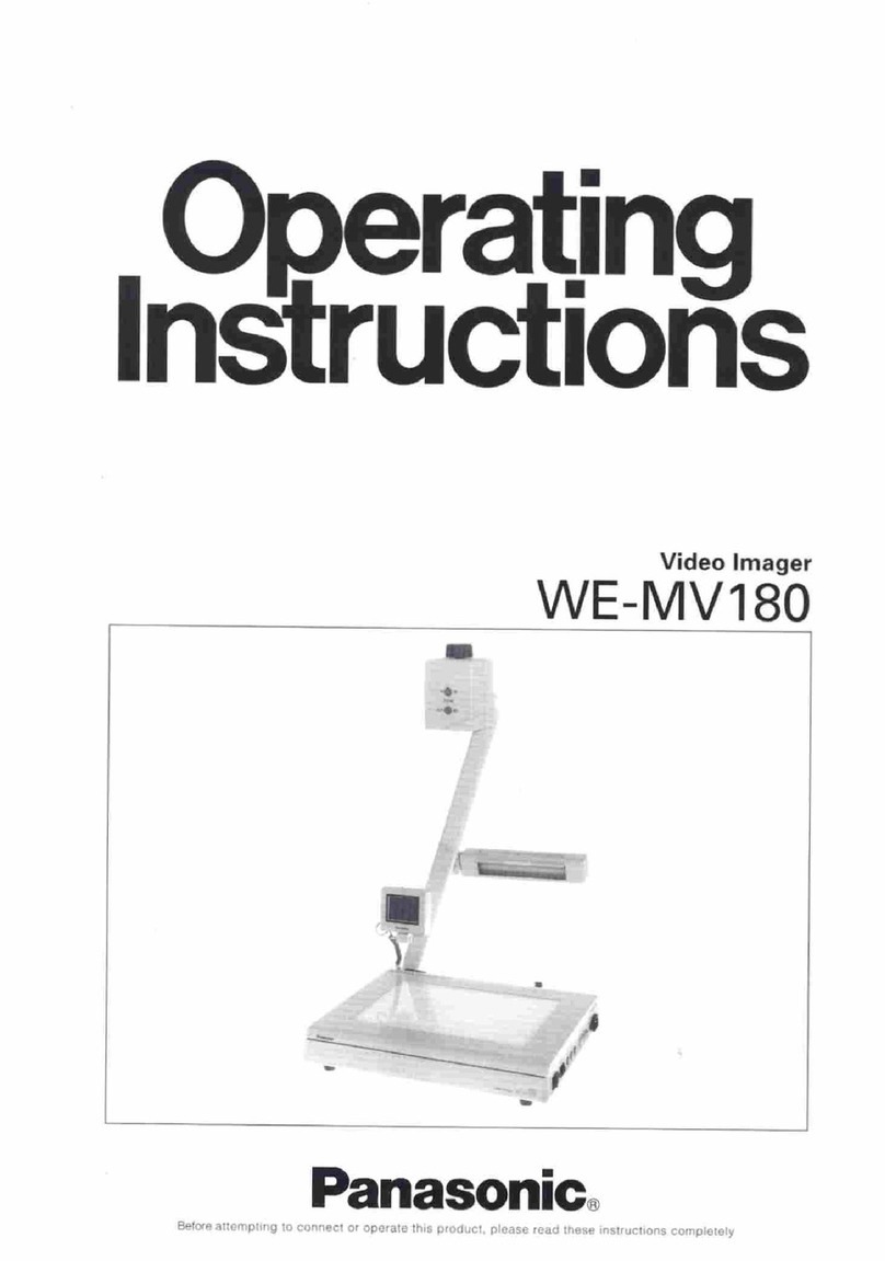 Panasonic WE-MV180 operating instructions