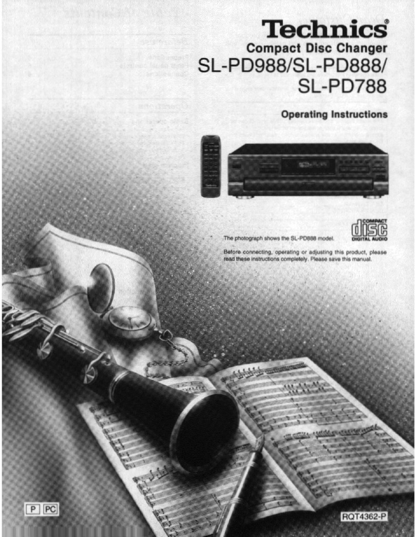 Technics SL-PD988 User manual