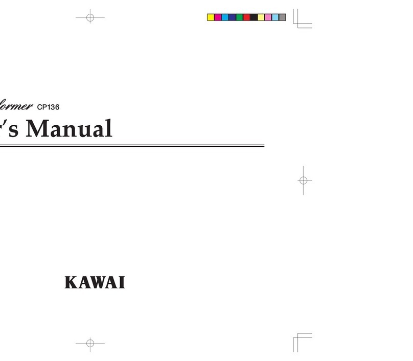 Kawai Concert Performer CP136 owner's manual
