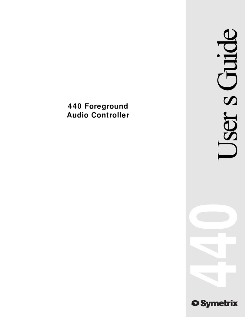 Symetrix 440 User manual