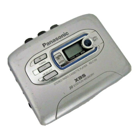 Panasonic RQ-C10V User manual