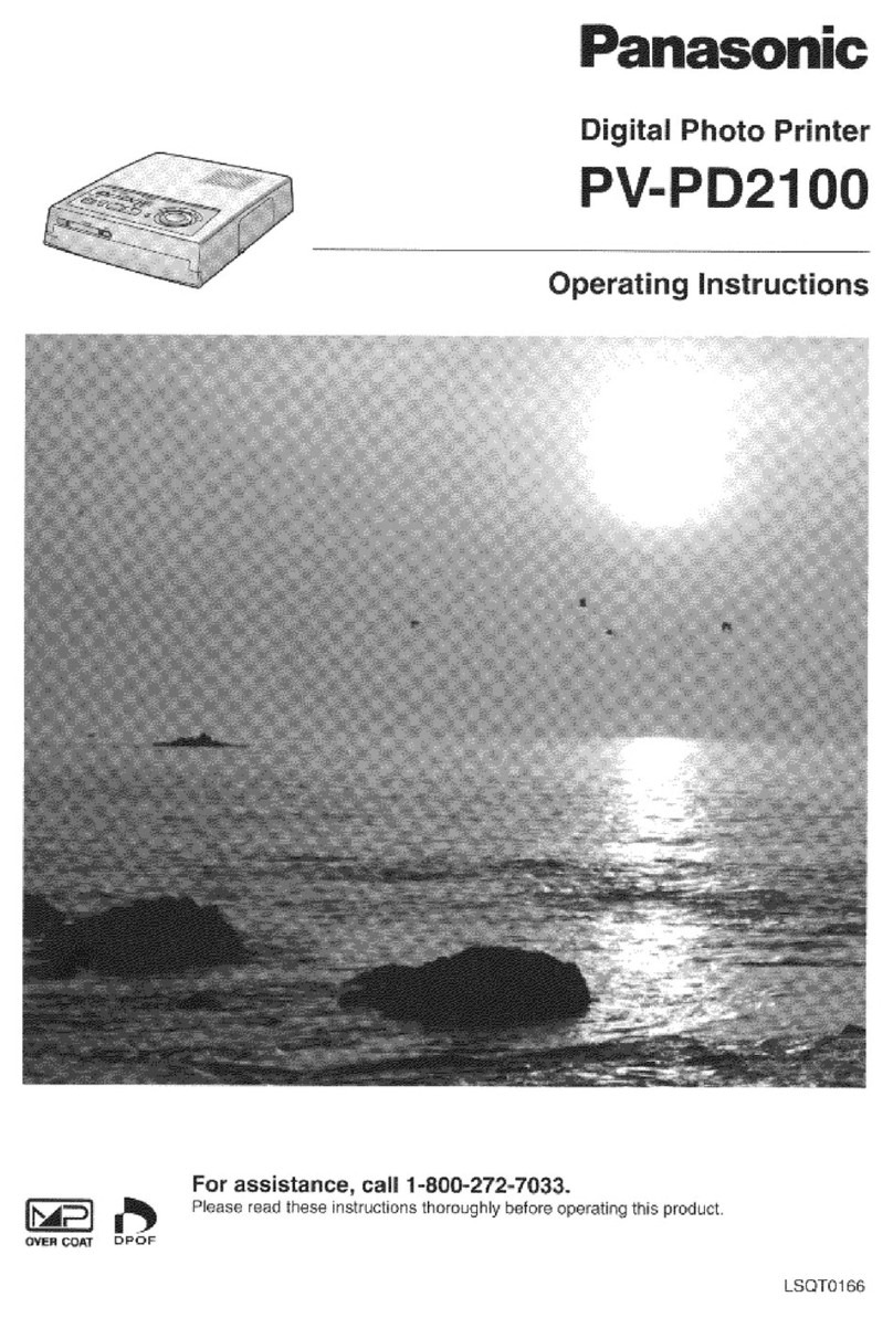 Panasonic PV-PD2100 User manual Panasonic PV-PD2100 User manual
