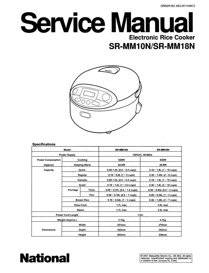 National SR-MM10N Service manual