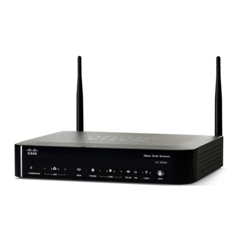 Cisco UNIFIED COMMUNICATIONS UC320W Administration guide