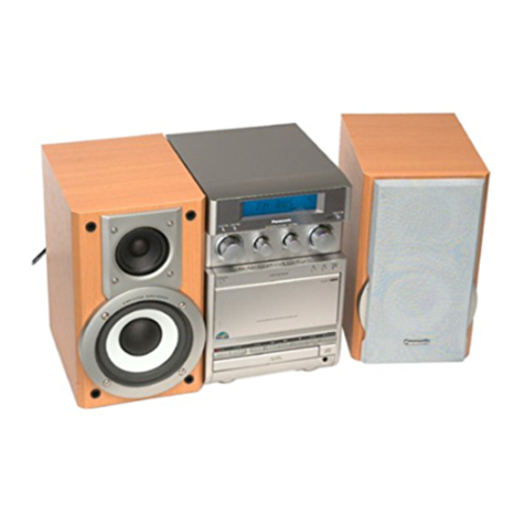 Panasonic SCPM22 - CD STEREO SYSTEM User manual