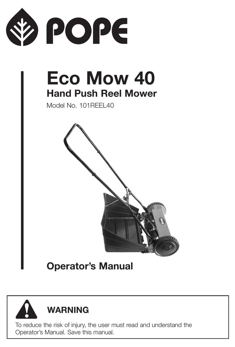 Pope Eco Mow 40 Operator's manual